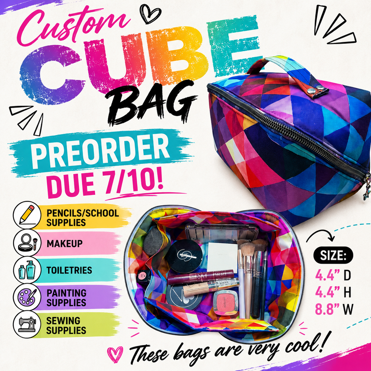 Custom Cubes Preorder Due 7/10