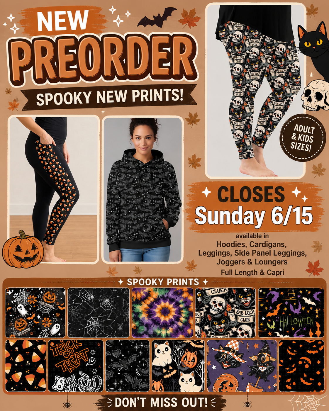 NEW! Spooky Season Preorder Closing 6/15