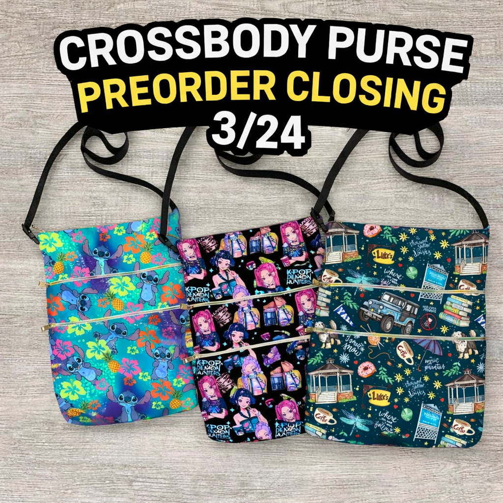 Crossbody Purse Preorder Closing 3-24