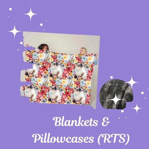 Blankets & Pillow Cases (RTS)