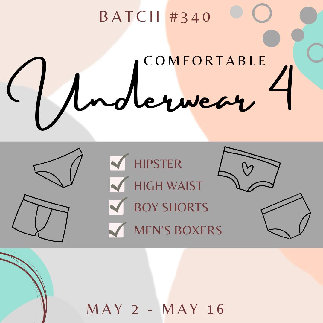 Comfy Undies Run B340 Closing 5-16