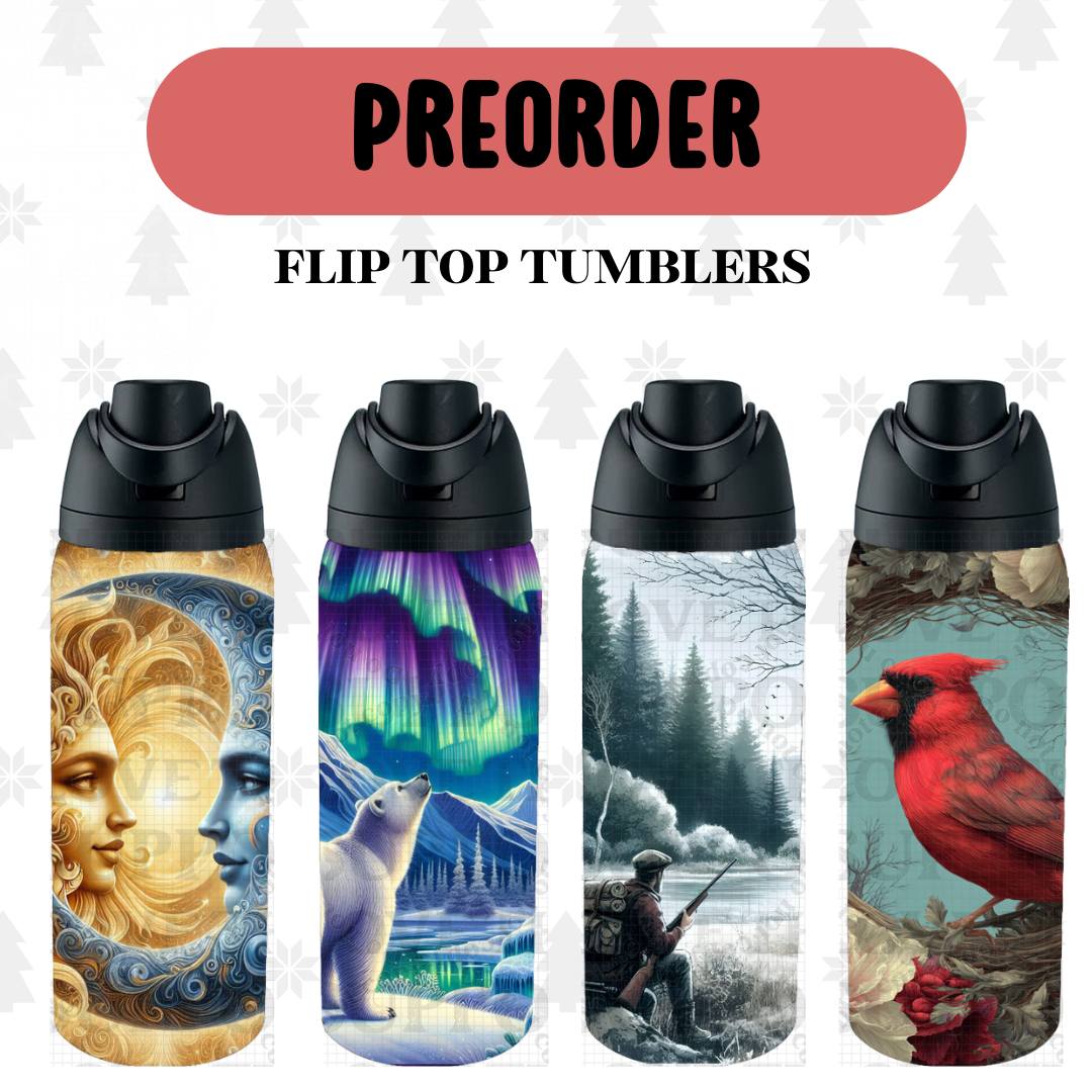 Flip Top Tumblers Run 365 ~ Closes 9-18