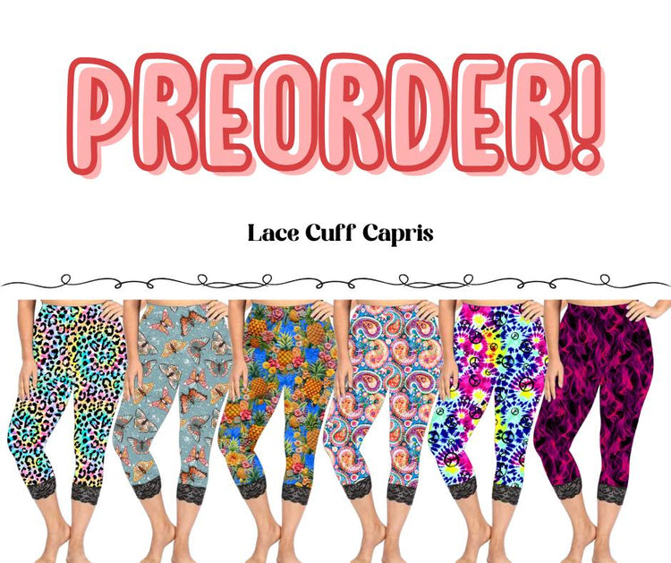 Lace Bottom capris Run 309 ~ Closes 5-12