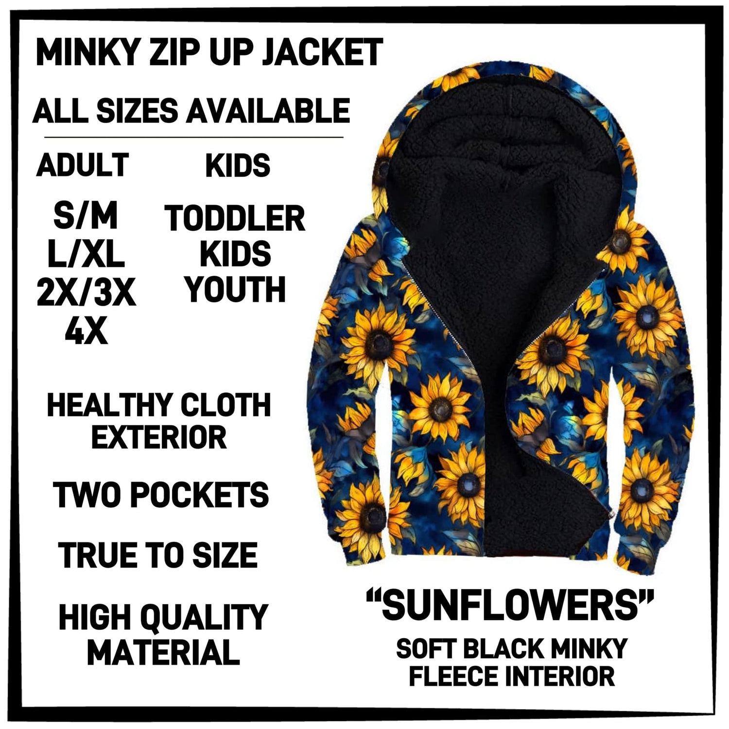 MK3J Minky Jackets Preorder Closing 12-23