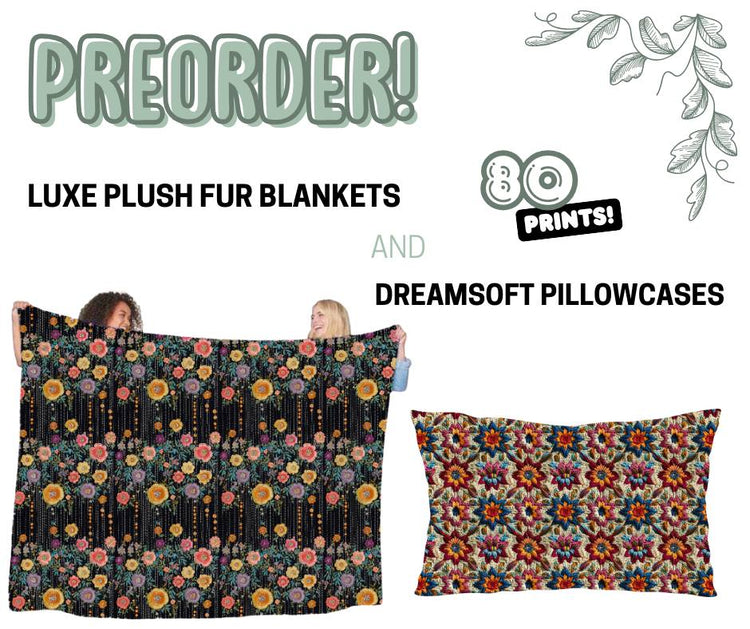 Pixie Blankets & Pilowcases - Over 80 Prints!! Run 374 ~ Closes 10-9