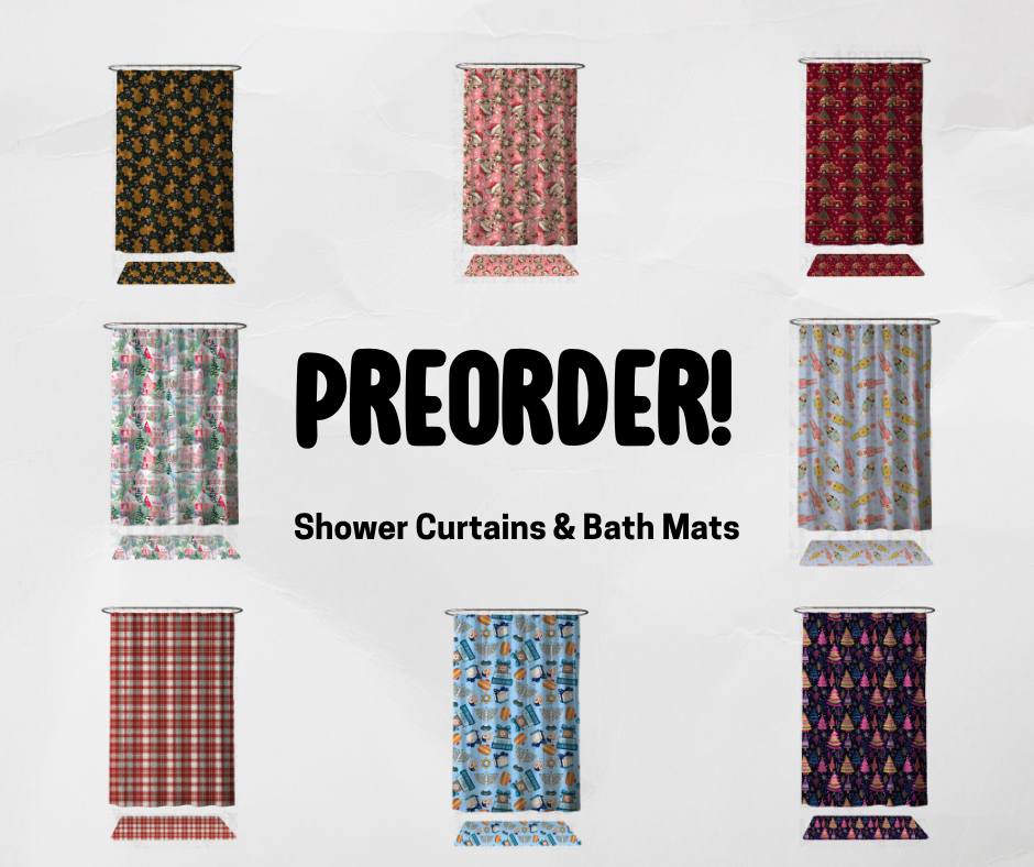 Shower Curtains - Run 360 ~ Closes 9-8