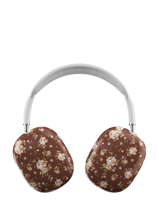 Brown Floral Airpod Max Case - Alonna's Legging Land