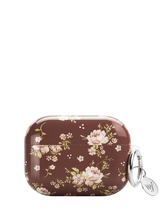 Brown Floral AirPods - Alonna's Legging Land