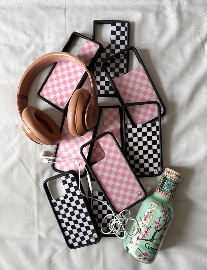Checkers | Pink Samsung Galaxy Case