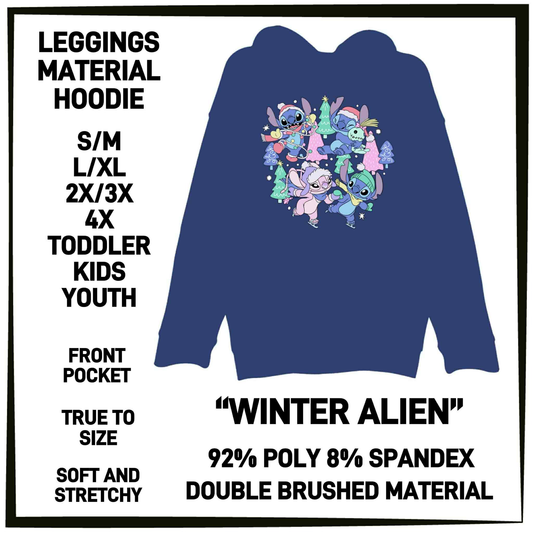 JH2S - Winter Alien Hoodie - Preorder ETA: Mid-Jan