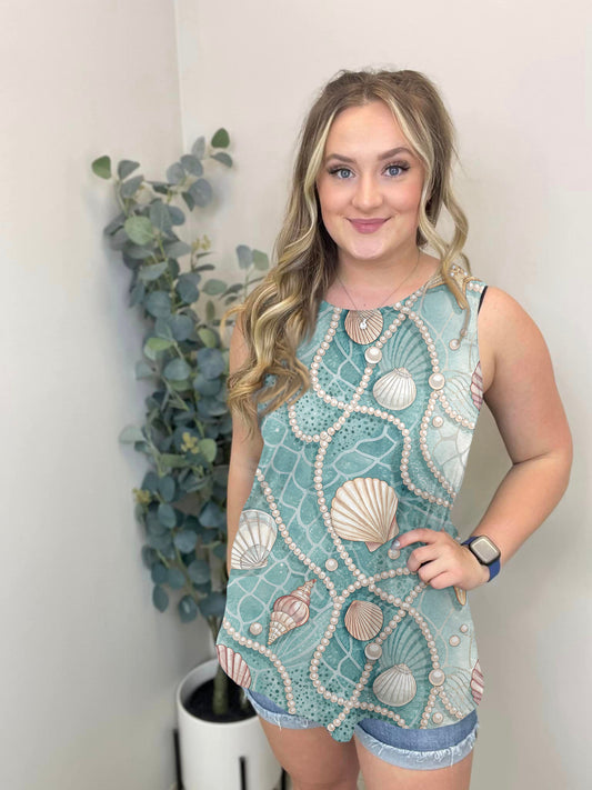 Sweet Sea Tank Top | Run Ends 2/24 | ETA 42 Days - Alonna's Legging Land