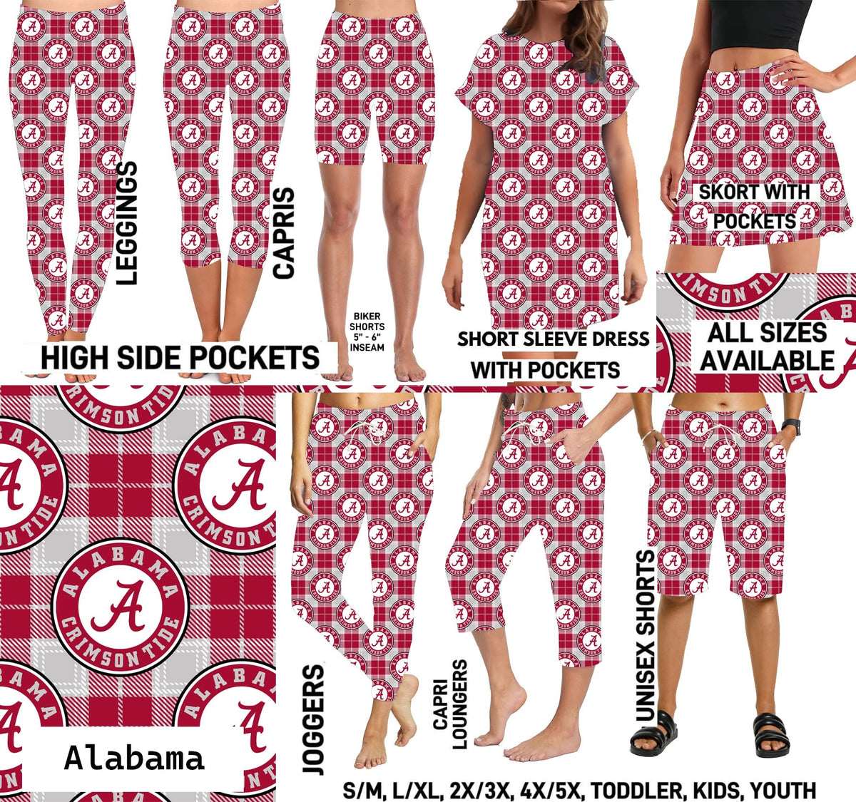 FTBP - Alabama Football Plaid - Preorder Due 9/30 ETA: Mid-Nov