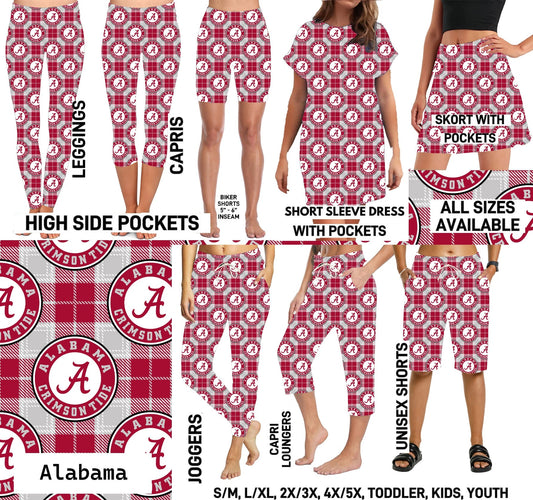 FTBP - Alabama Football Plaid - Preorder Due 9/30 ETA: Mid-Nov