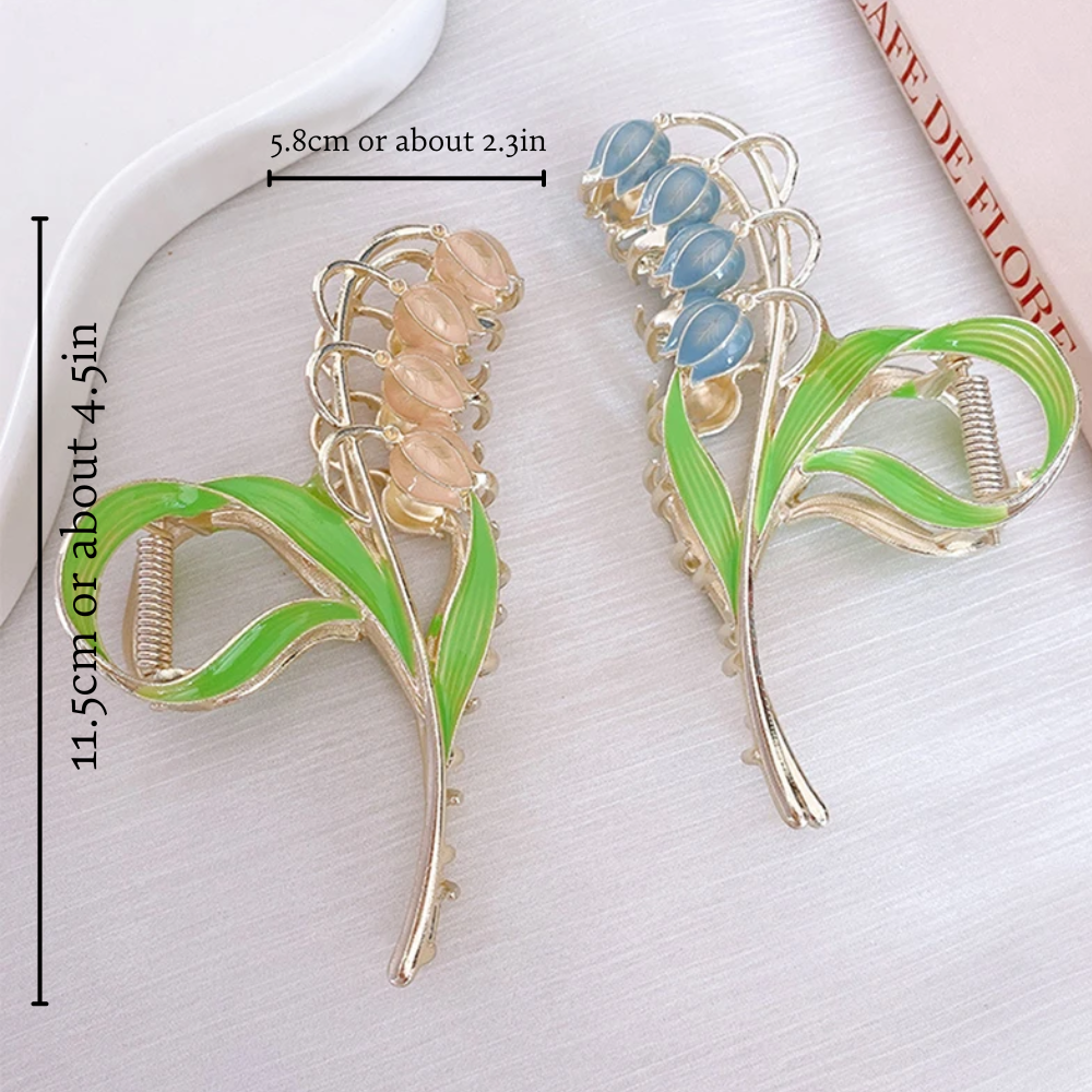 LILY FLOWER HAIR CLIP - Alonna's Legging Land