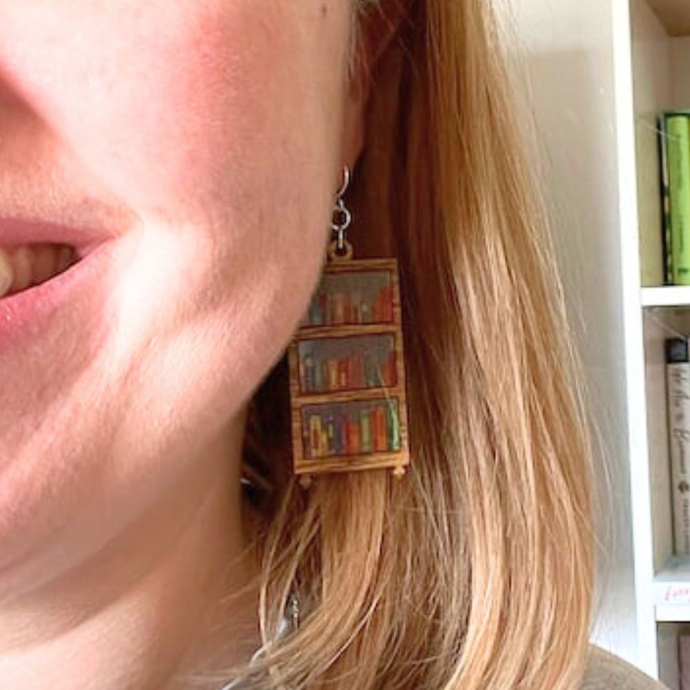 BOOK LOVER EARRINGS (PAIR) - Alonna's Legging Land