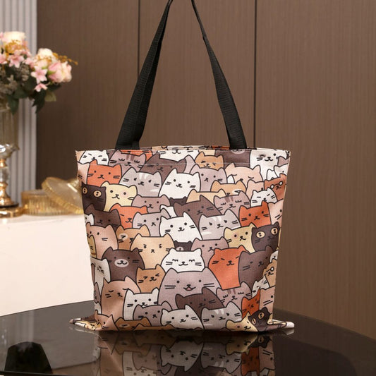 CUTE CAT TOTE BAGS - Alonna's Legging Land