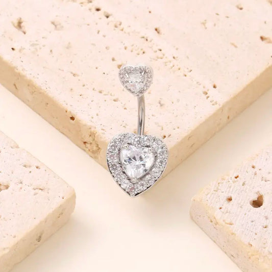 HEART BELLY BUTTON RING - Alonna's Legging Land