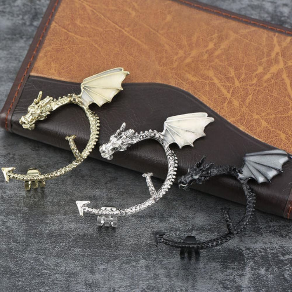GLOW IN THE DARK DRAGON EAR CUFF