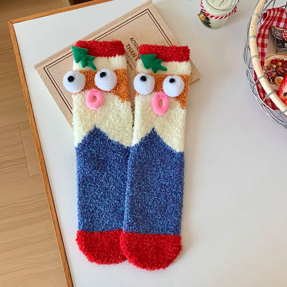 CARTOON FUZZY SOCKS - Alonna's Legging Land
