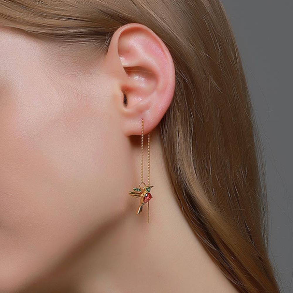HUMMINGBIRD EARRINGS (PAIR)