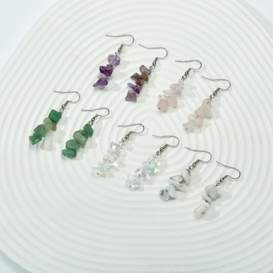 BOHEMIAN CRYSTAL EARRINGS (PAIR)