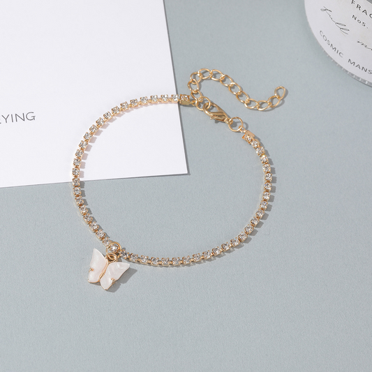BUTTERFLY GOLD ANKLET