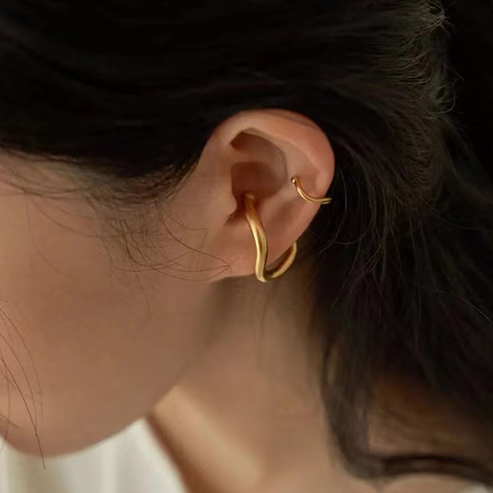 CHUNKY SNAKE-LIKE EAR CUFFS (PAIR) - Alonna's Legging Land