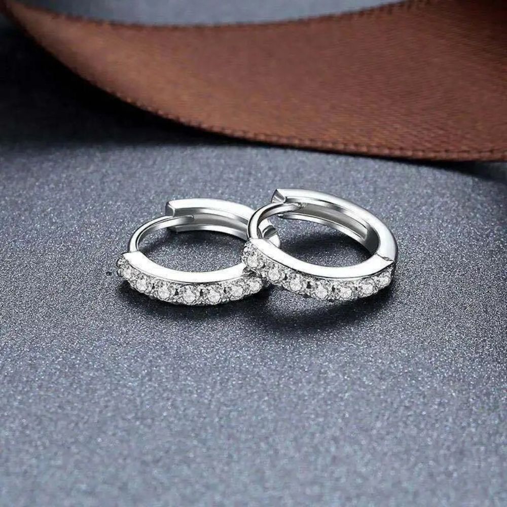 HUGGIE HOOP EARRINGS (PAIR) - Alonna's Legging Land