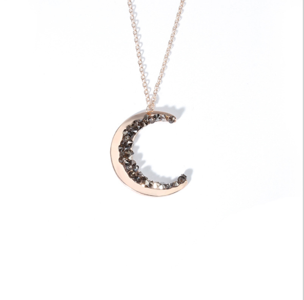 CRYSTAL MOON NECKLACE - Alonna's Legging Land