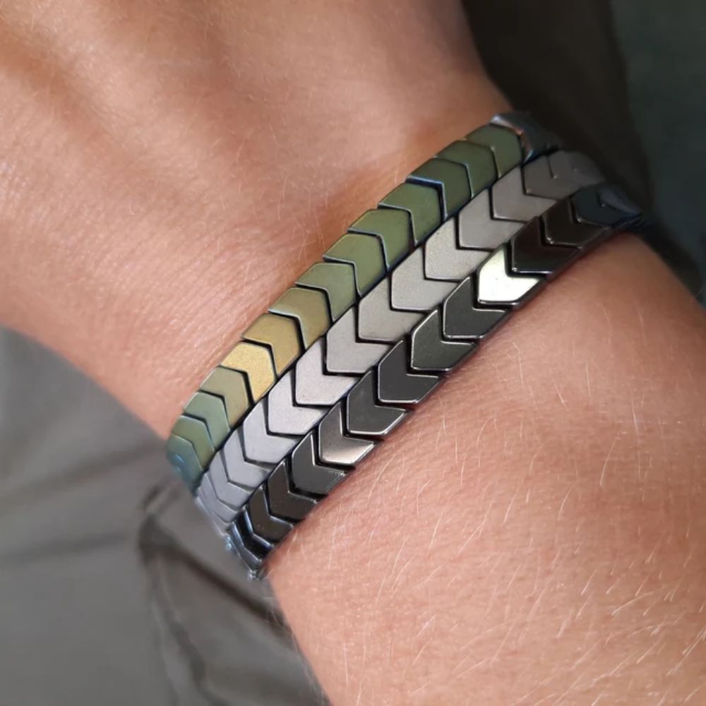 HEMATITE BRACELET (ADJUSTABLE) - Alonna's Legging Land