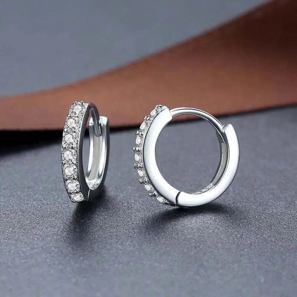 HUGGIE HOOP EARRINGS (PAIR) - Alonna's Legging Land