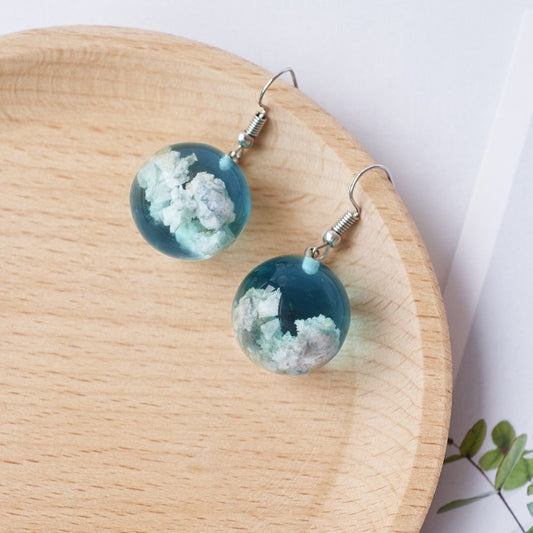 SKY GLOBE EARRINGS (PAIR) - Alonna's Legging Land