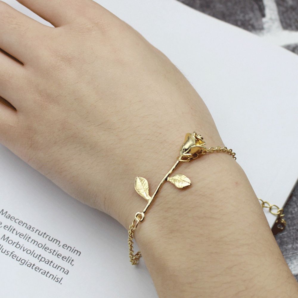 WHIMSICAL ROSE BRACELET (ADJUSTABLE) - Alonna's Legging Land