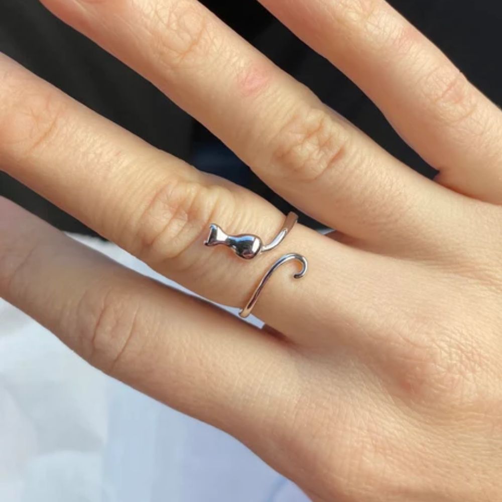 ADORABLE CAT RING (ADJUSTABLE) - Alonna's Legging Land