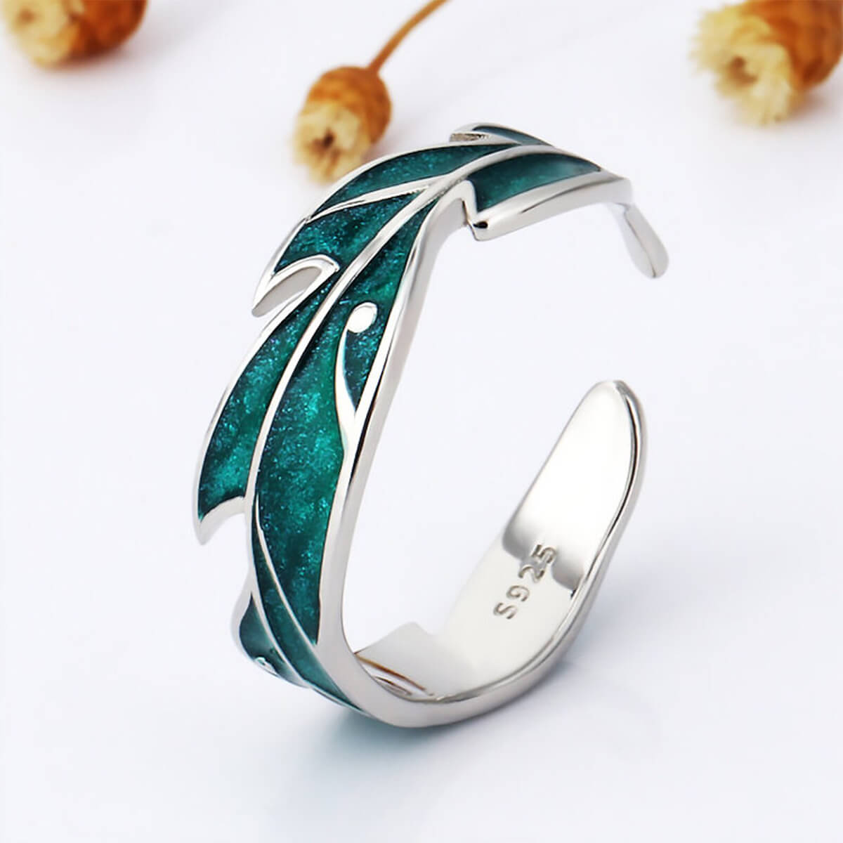 PLANTAIN LEAF RING (ADJUSTABLE) - Alonna's Legging Land