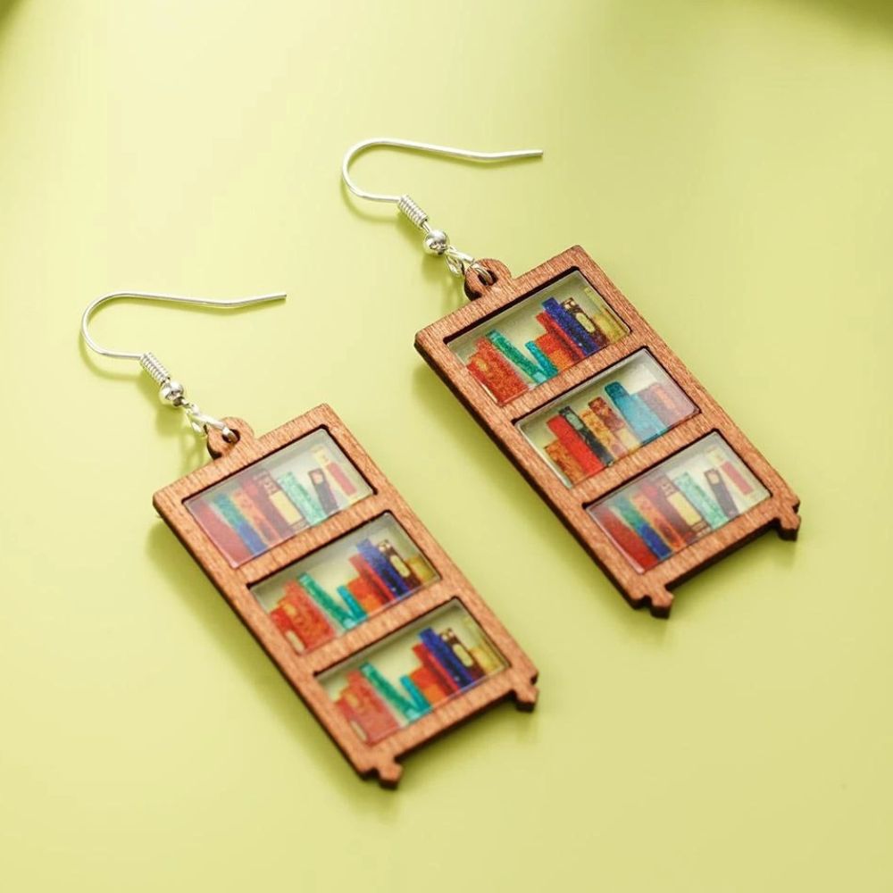 BOOK LOVER EARRINGS (PAIR) - Alonna's Legging Land