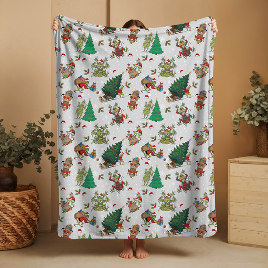 Christmas Thief 60x50 Blanket | Run ends 9/26 | ETA 45 Days