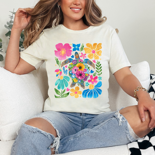 Boho Summer Turtle