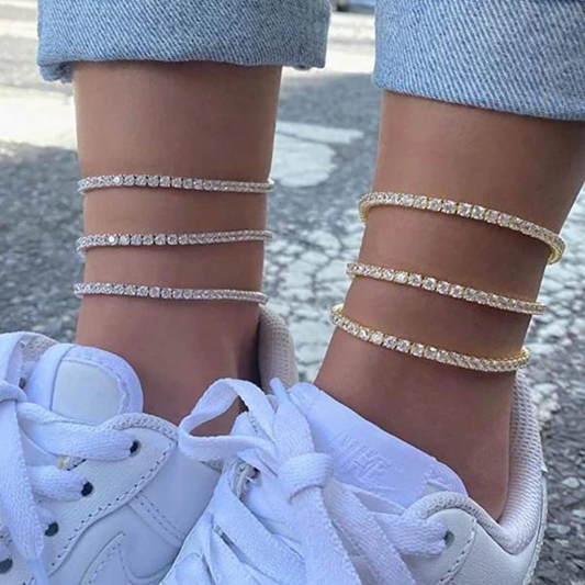 DIAMOND ANKLET (ADJUSTABLE) - Alonna's Legging Land