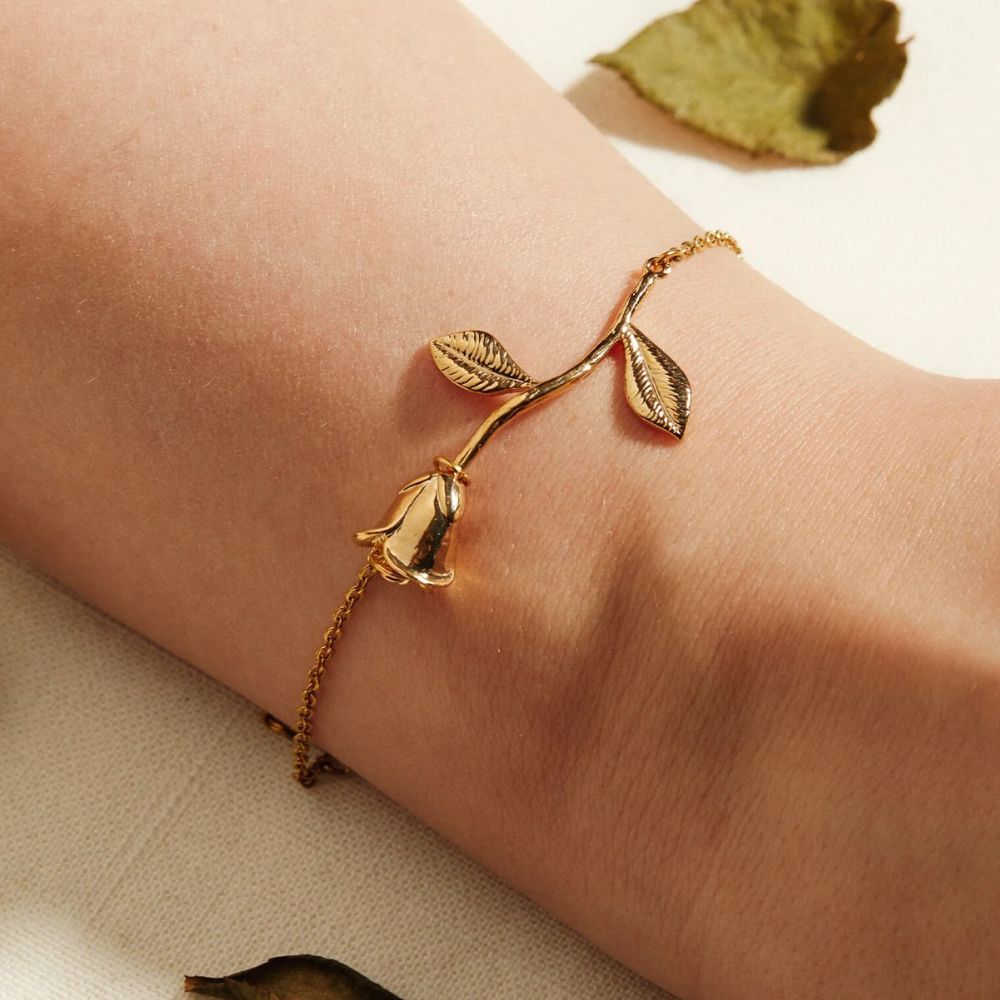 WHIMSICAL ROSE BRACELET (ADJUSTABLE) - Alonna's Legging Land
