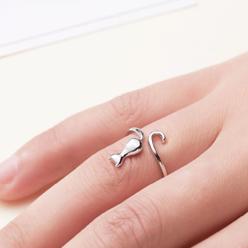 ADORABLE CAT RING (ADJUSTABLE) - Alonna's Legging Land