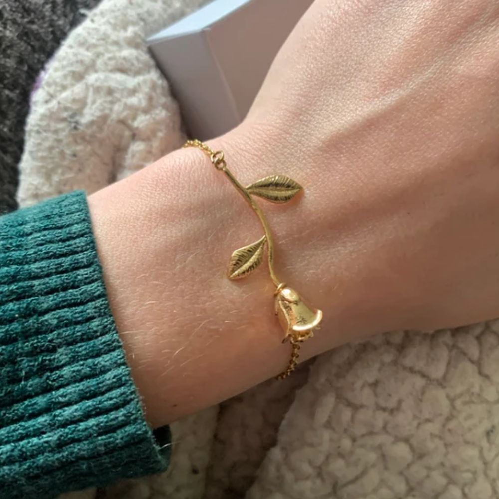 WHIMSICAL ROSE BRACELET (ADJUSTABLE) - Alonna's Legging Land