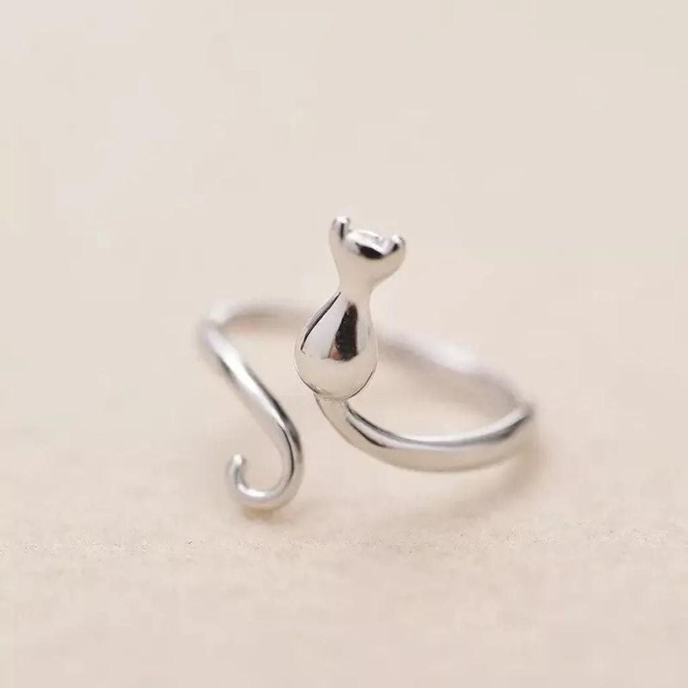 ADORABLE CAT RING (ADJUSTABLE) - Alonna's Legging Land
