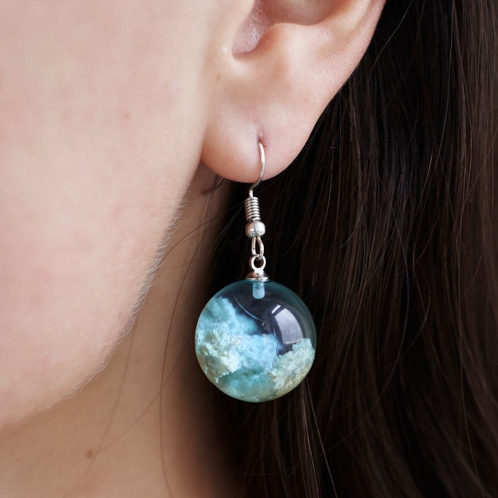 SKY GLOBE EARRINGS (PAIR) - Alonna's Legging Land