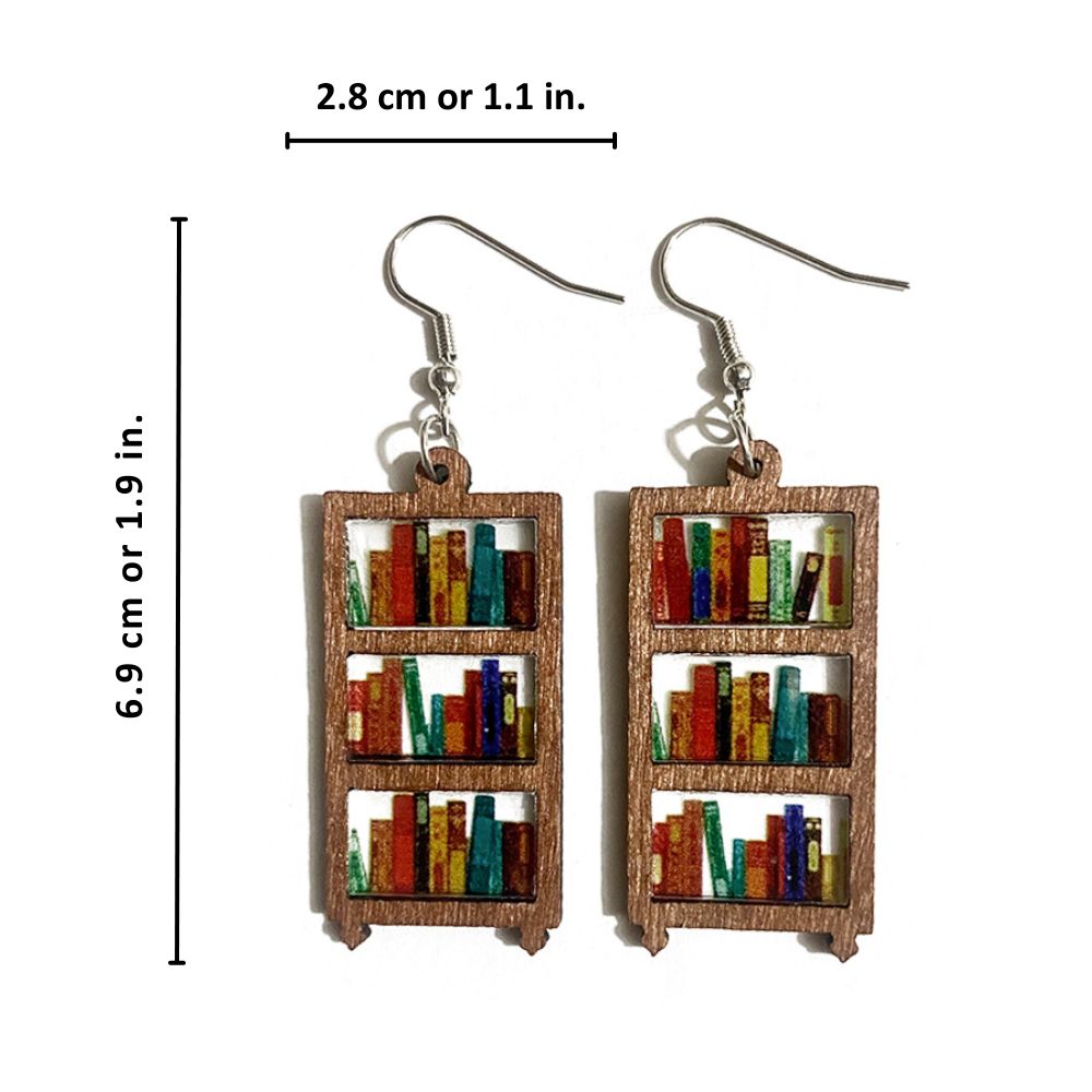 BOOK LOVER EARRINGS (PAIR) - Alonna's Legging Land