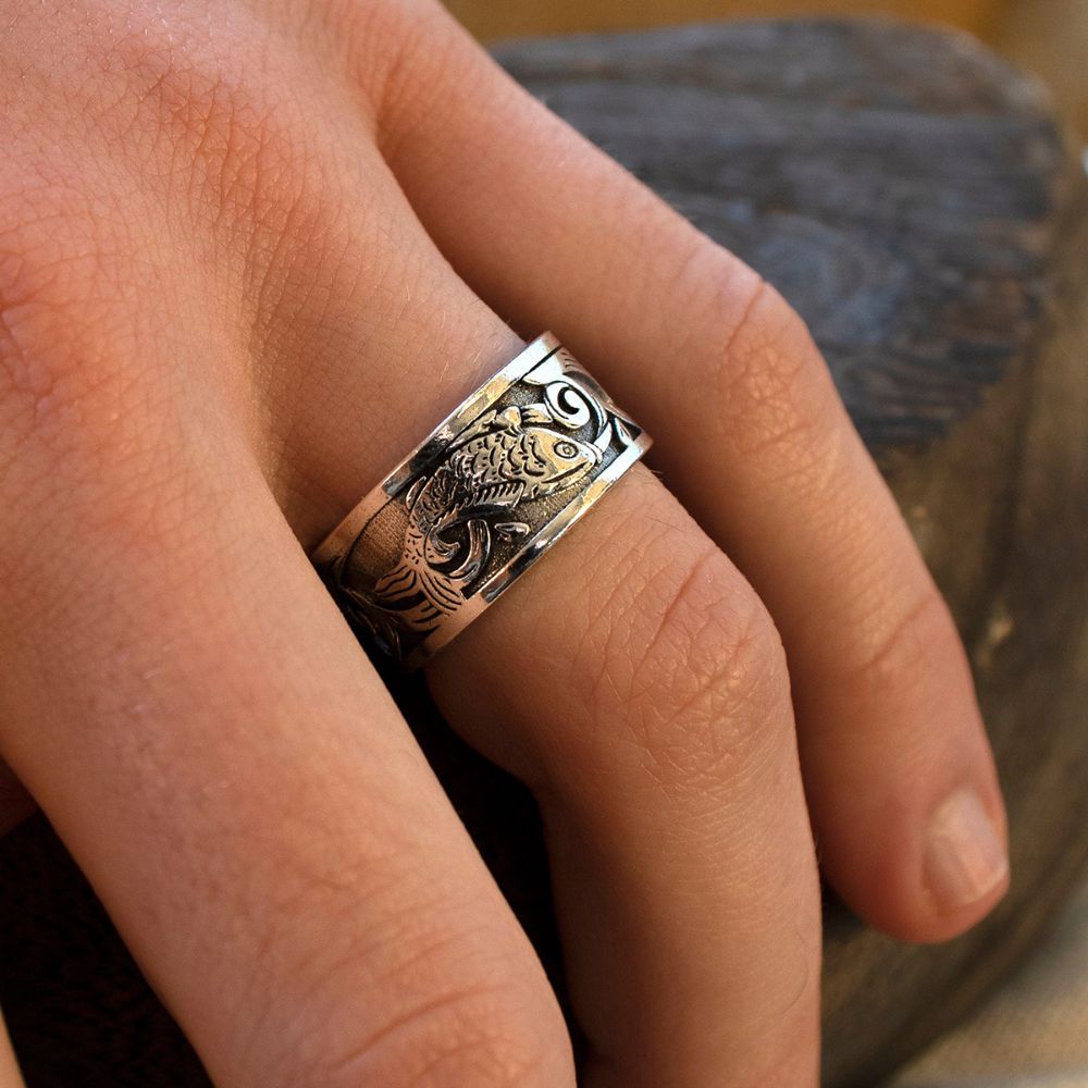 KOI FISH RING (ADJUSTABLE) - Alonna's Legging Land