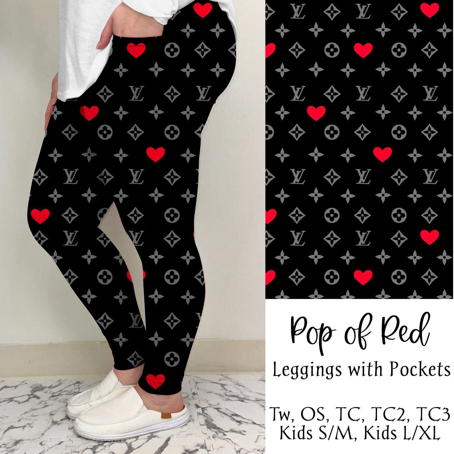 Pop of Red Leggings/Joggers | Run ends 12/9 | ETA 42 Days