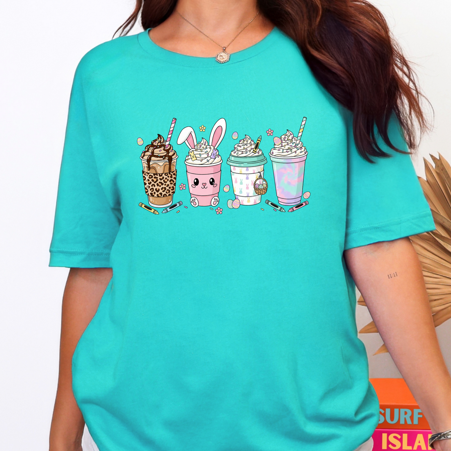 Easter Coffee Graphic Tee - Alonna's Legging Land