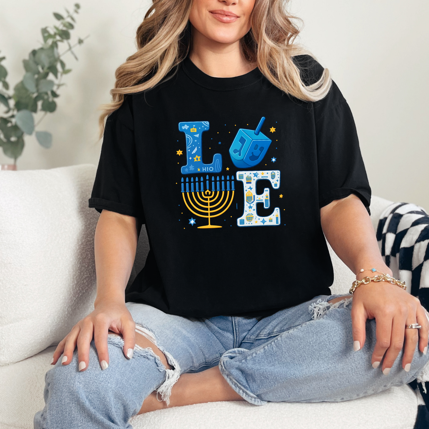 Hanukkah Love Graphic Tee