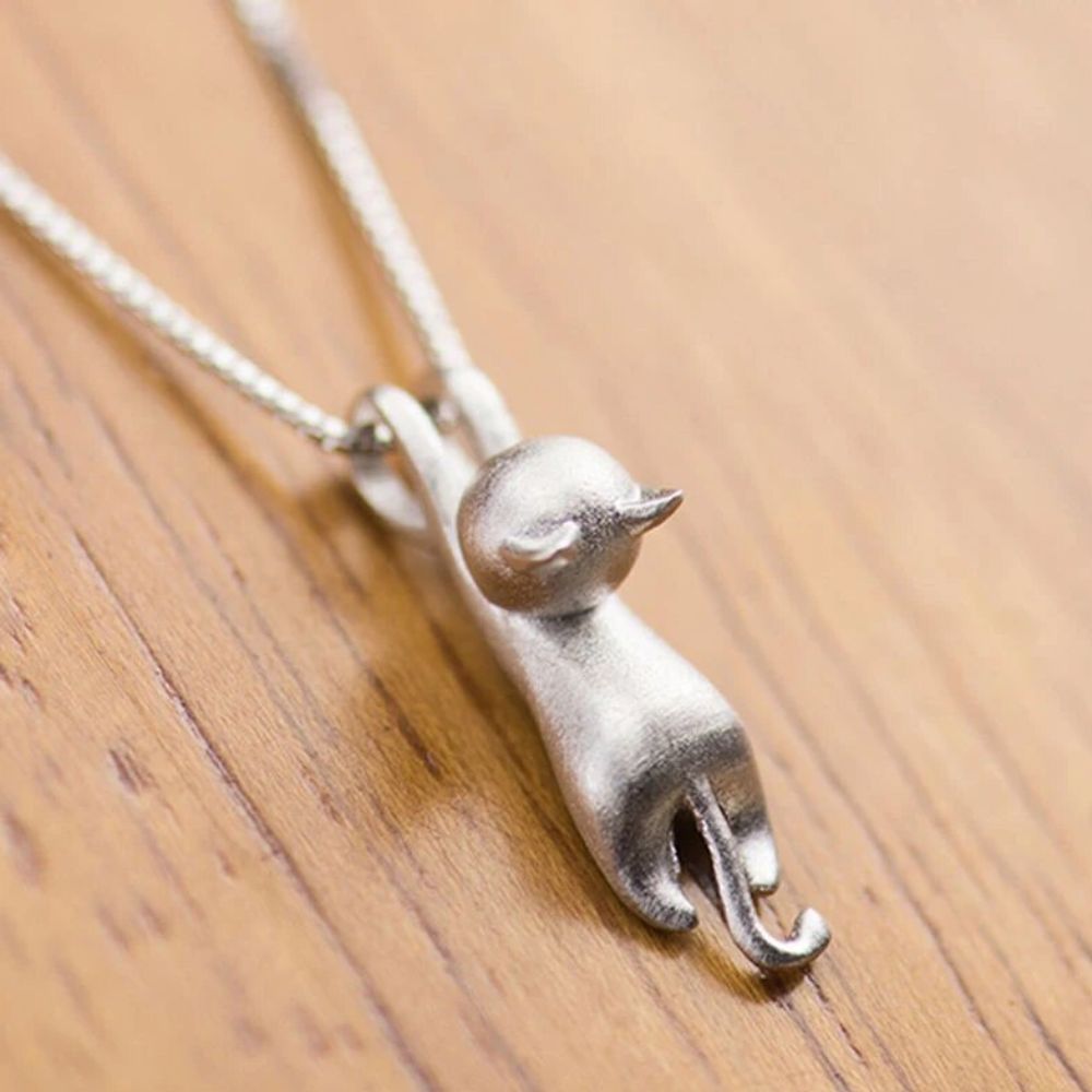 DANGLING KITTY NECKLACE - Alonna's Legging Land
